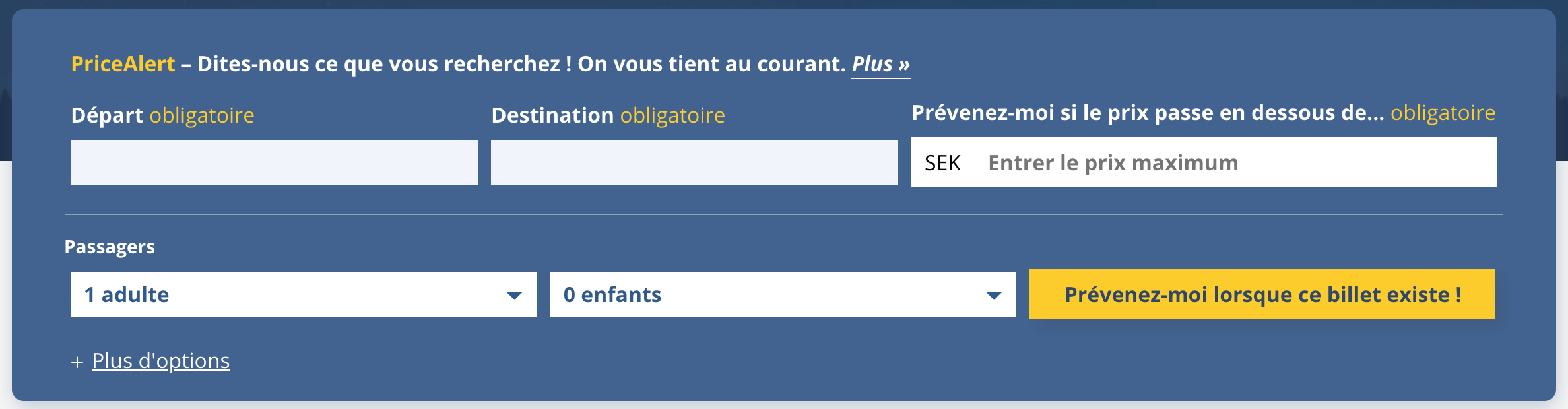 Suivi des prix